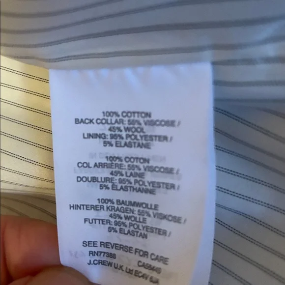 NWT J. Crew Women’s Rhodes Blazer in MicroGingham Check Cotton Jacket Sz 10 - Picture 7 of 8